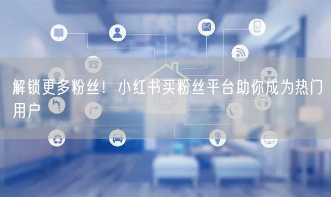 解锁更多粉丝！小红书买粉丝平台助你成为热门用户