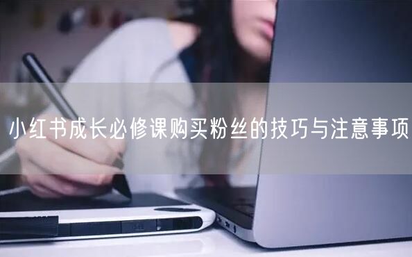 小红书成长必修课购买粉丝的技巧与注意事项