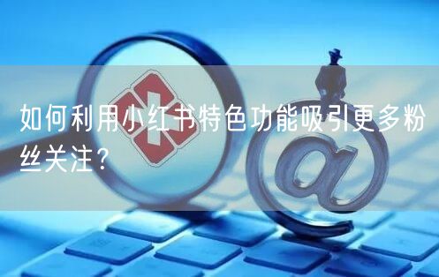 如何利用小红书特色功能吸引更多粉丝关注？