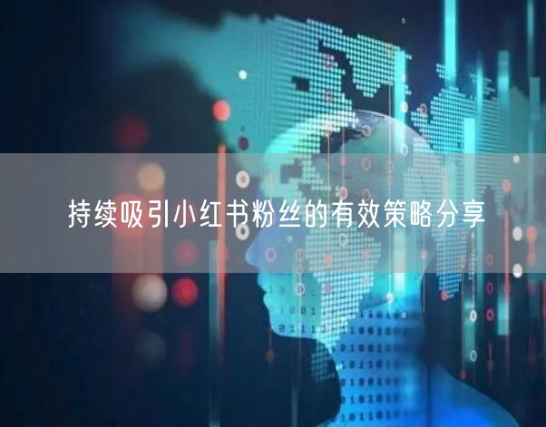 持续吸引小红书粉丝的有效策略分享