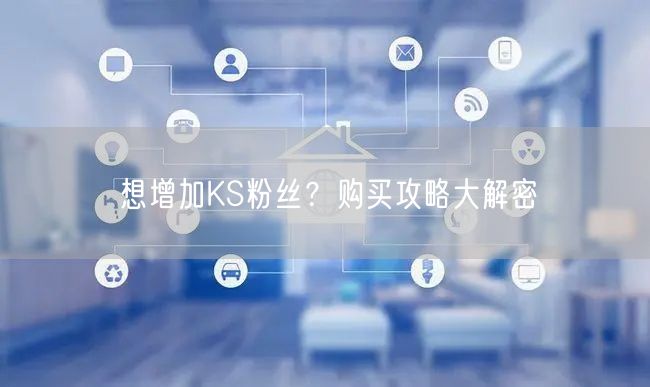 想增加KS粉丝？购买攻略大解密
